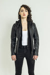 Sophie Biker Jacket - Cuir Dimitri